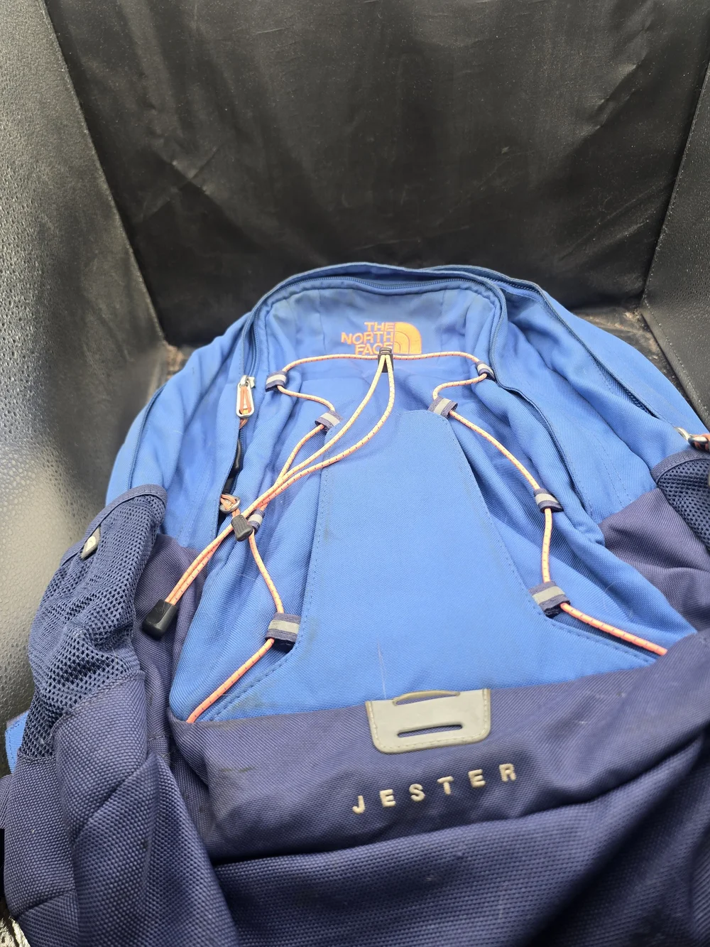 The North Face Jester Daypack in Bright Blue with Navy Accents